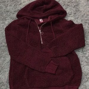 teddy quarter zip